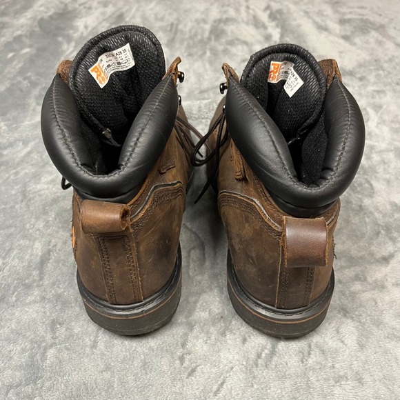 Timberland PRO 12W Work Boots Leather Electrical Safety Steel Toe Direct Attach - Picture 8 of 13